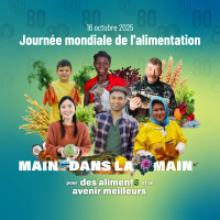 Journée mondiale de lalimentation 2025 - Message dintérêt public