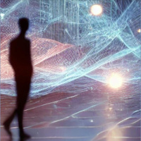 The Confluence of Technology, Traditional Painting, and Interactive Art