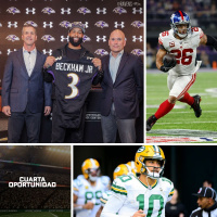 La llegada Odell Beckham Jr podría ayudar a la negociaciones con Lamar Jackson