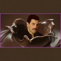 EN56 – Freddie Mercury capeado en chocolate