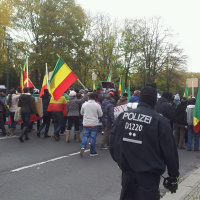 Ethiopian Protest at Reichstag