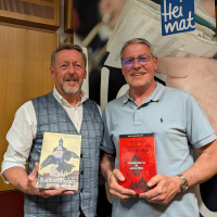 Ex-Polizisten und Autoren Hermann Lennert und Bert Rauenbusch