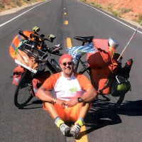 Benefiz-Radsportler Franz Jörg Richter aus Würzburg