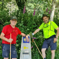 Francisco Ruiz y Juan Pérez. Camino de Santiago. 14-6-2021