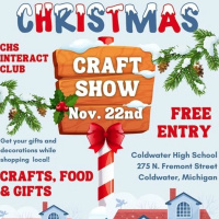 Olivia Searles-Gia Poradzisz-Coldwater High School Interact Club Christmas Craft Show 11-18-25