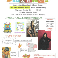 Ronda Falknor-Country Wedding Chapel  Event Center Farmers Market and Fall Harvest Party 10-15-25