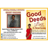 Author/Speaker/Educator Chasity Strawder stops by Good Deeds w/Dr. Renee Sunday