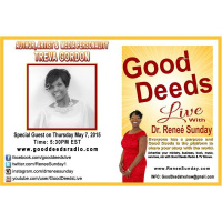 Author , Media Personality/Artist Treva Gordon stops by Good Deeds w/Dr. Sunday