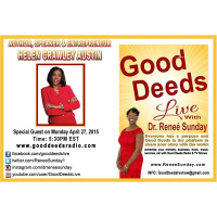 Author/Speaker/Entrepreneur Helen Crawley Austin stops by Good Deeds Dr.Sunday