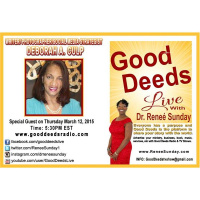 Writer/Social Media Strategist Deborah A. Culp stops by Good Deeds w/Dr. Sunday