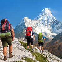 Mount Everest stinkt zum Himmel
