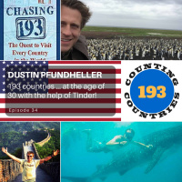 Dustin Pfundheller - 193 countries ...  at the age of 30 with the help of Tinder!