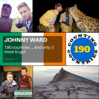 Johnny Ward - 190 countries ... and only 3 more to go!