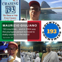 Maurizio Giuliano - 193 countries ... and in 2004 was the youngest person to travel to every country in the world!