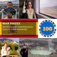 Mar Pages … has completed her 100th country