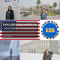 Taylor Demonbreun … has completed 125 UN countries
