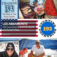 Lee Abbamonte - 193 countries ... and the North and South Pole!
