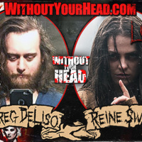 Reine Swart star of The Lullaby and Greg DeLiso director of Hectic Knife