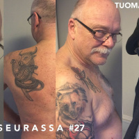 Soilin seurassa näyttelijä Tuomas Laustiola