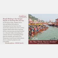 People Bathing in the Ganges Equals an Exciting New Journey