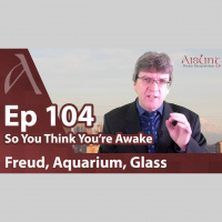 E104, Soapbox on Freud, Symbols: Aquarium, Glass Doors, Gifts, Dragons and Lions