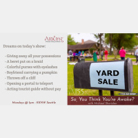 Dreams of giving away your possessions, and more