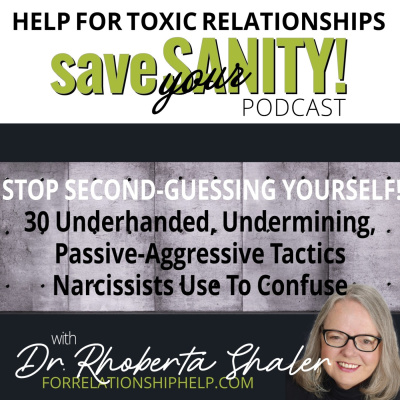 Save Your Sanity: Help For Toxic Relationships