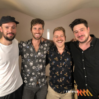 Mumford and Sons backstage interview with Tom  Olly