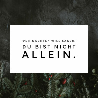 Weihnachten will sagen: du bist nicht allein (P. George Elsbett LC)