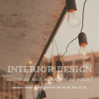 Interior design (5) - Hoffnungsträger, das Gebot der Stunde