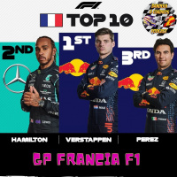 F1 Bandera a Cuadros 5x15 - GP Francia 2021 Formula1