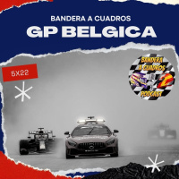 F1 Bandera a Cuadros 5x22 - GP BELGICA Masi Edition