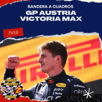 F1 Bandera a Cuadros 7x10 - GP Austria Victoria de Max y sanciones para media parrilla