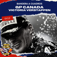 F1 Bandera a Cuadros 6x12 GP Canada 2022 - Victoria Verstappen