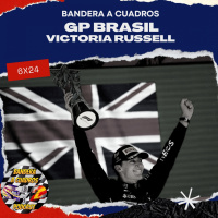F1 Bandera a Cuadros 6x24 GP Brasil - Victoria Russell | Vergonzoso Max | podio Carlos