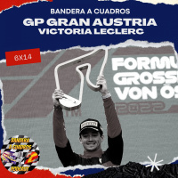 F1 Bandera a Cuadros 6x14 GP Austria - Victoria Leclerc