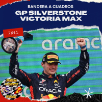 F1 Bandera a Cuadros 7x11 - GP Silverstone - McLaren se une a la fiesta