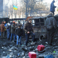 Bråk i Ukraina och svinkallt i Sverige