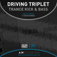 Allan Morrow - Driving Triplet Trance Kick  Bass Video Tutorial (Sample)