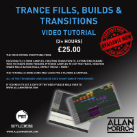 Allan Morrow / AM Studios - Trance Fills, Builds  Transition Video Tutorial [Sample] [2+ hours]