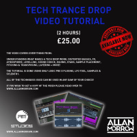 Allan Morrow - Tech Trance Drop Video Tutorial (2 Hours)[Sample]