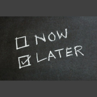 A little procrastination goes a long way