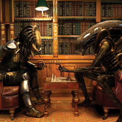 Marcianos En Un Tren