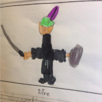 Le chevalier - Amélie