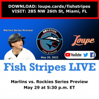 Fish Stripes LIVE: Marlins vs. Rockies Series Preview  Predictions