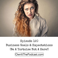 Own It! 120 | Business Goals  Expectations (Be A Tortoise Not A Hare!)