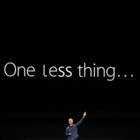 One less thing, four more..