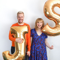 Jules and Sarah with the Britney Mic