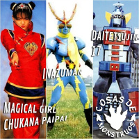 SDM 32 Inazuman (1973), Daitetsujin 17 (1977), Magical Girl Pai Pai (1989)
