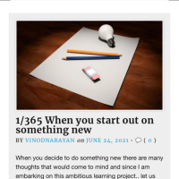 #184 When You Start Something New | My New Writing Project